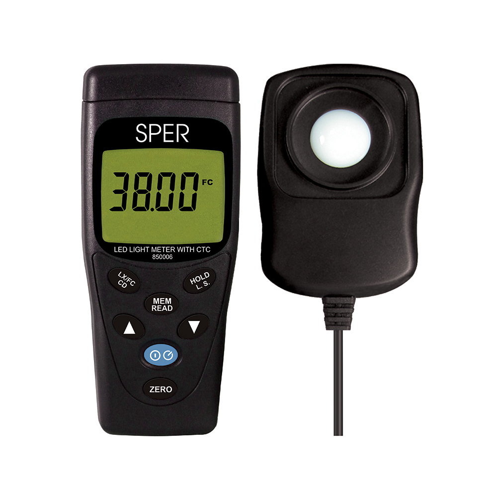 LED Light Meter With Color Temperature Compensation - IC-850006