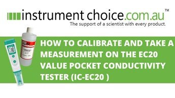 How to Calibrate and Take a Measurement on the EC20 Value Pocket Conductivity Kit (IC-EC20 )