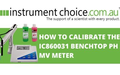 How to Calibrate the IC860031 Benchtop Digital pH / MV Meter
