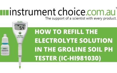 How to Refill the Electrolyte Solution in the Groline Soil PH Tester (IC-HI981030)