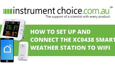 How to Connect the XC0438 Smart WiFi Multi-Channel Weather Station to WiFi