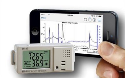 How to Set up the MX1101 Temperature and Relative Humidity Data Logger on HOBO Mobile