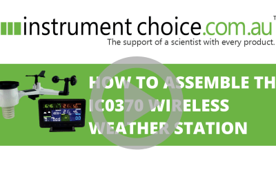 How to Assemble the IC0370 Wireless Weather Station