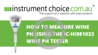 How to Measure Wine pH Using the IC-HI981033 Foodcare Wine pH Tester