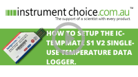 How to Setup the IC-Tempmate S1 V2 Single-use Temperature Data Logger