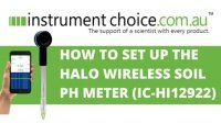 How To Set Up And Connect The Hanna HALO Wireless Soil Ph Meter To Your Smartphone (IC-HI12922)