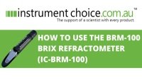 How to Calibrate and Take a Measurement with the BRM-100 Brix Refractometer (IC-BRM-100)