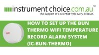 How To Set Up the bun Thermo WIFI Temperature Monitor Record Alarm System (IC-bun-Thermo)