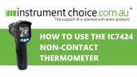 How to Use the IC7424 Non-Contact Thermometer