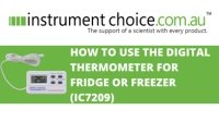 How to Use the Digital Thermometer for Fridge or Freezer - IC7209