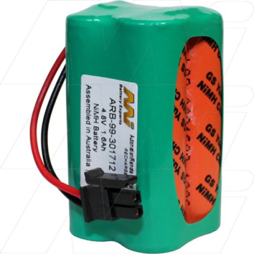 ARB-99-301712 4.8V NiMH Battery for Visonic Powermax Express Control Panel, PowerMaster 10, MCX-610 - ARB-99-301712