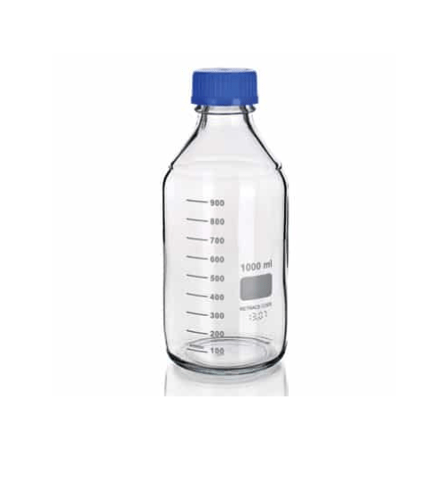 Reagent Bottle 250ml with Cap and Pouring Ring - 60112