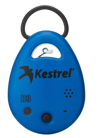 Kestrel D3 Temperature, Humidity, Pressure and DA Monitor (Blue)