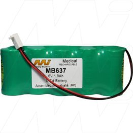 Medical Battery suitable for Nonin Medical 8600 / 8604D Pulse Oximeter - MB637