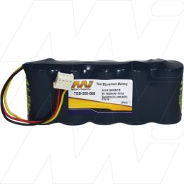 Battery pack suitable for GE Panametrics TransPort PT878 Flowmeter - TEB-200-058