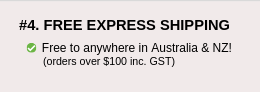 Free Express Shipping